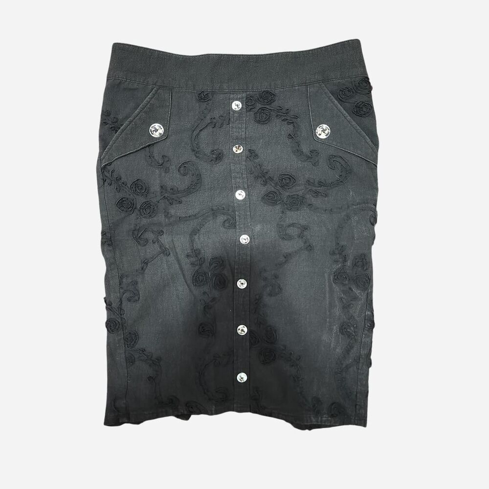 Lip Service Women's Black Skirt Size L